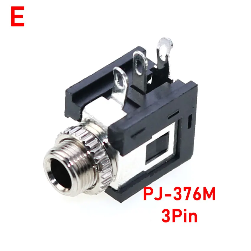 5pcs 3,5mm Stereo pj341 376 301m 325m 3,5 m Buchse mit Schraube Audio-Kopfhörer anschluss PJ-324 zylindrischer Buchse – Detail 6
