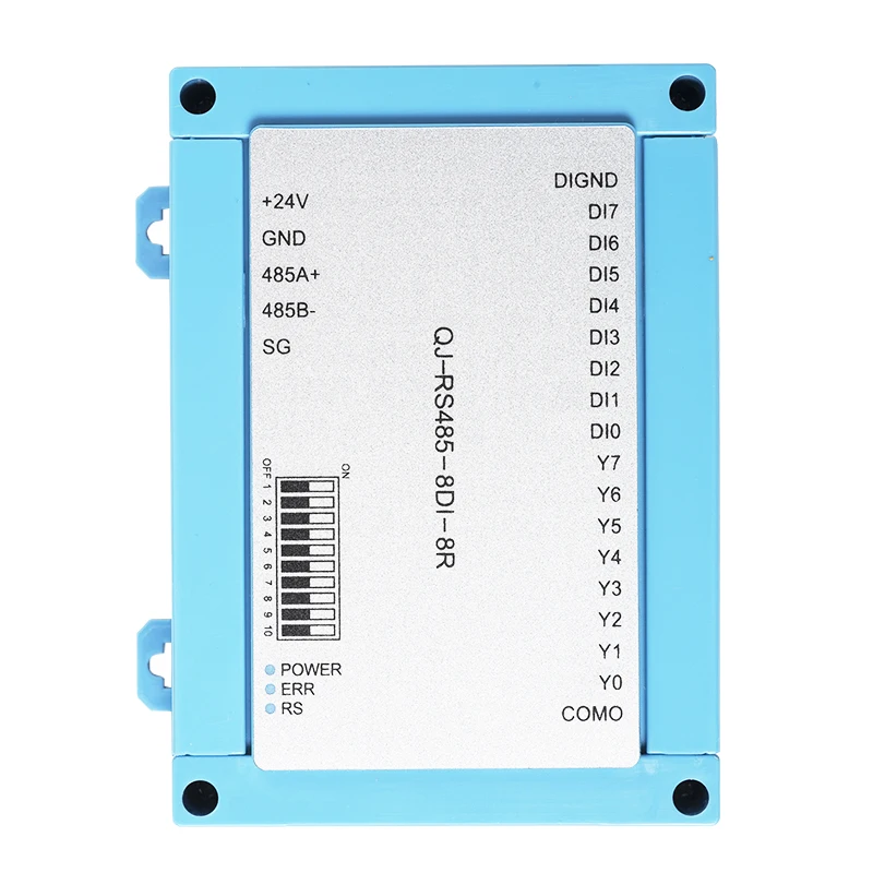 Huqingjun 8 채널 RS485 디지털 IO 릴레이 모듈, 원격 제어용 Modbus RTU 프로토콜 통신