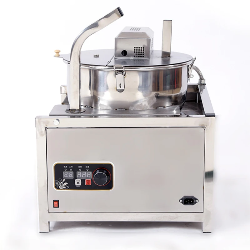 Fully automatic multi-function electromagnetic heating ball popcorn machine, gas heating popcorn machine