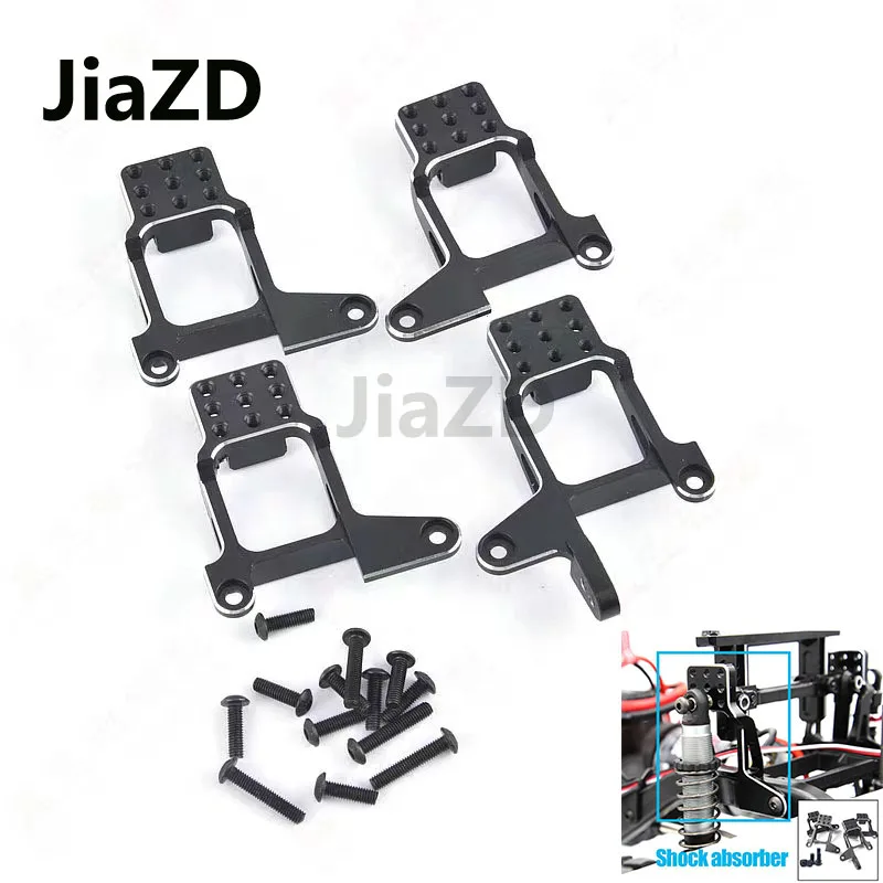 

4PCS Aluminium Alloy Front & Rear Shock Towers Mount for 1/10 RC Crawler TRX-4 TRX4 8216 Upgrade Parts RC Car Accessories F04