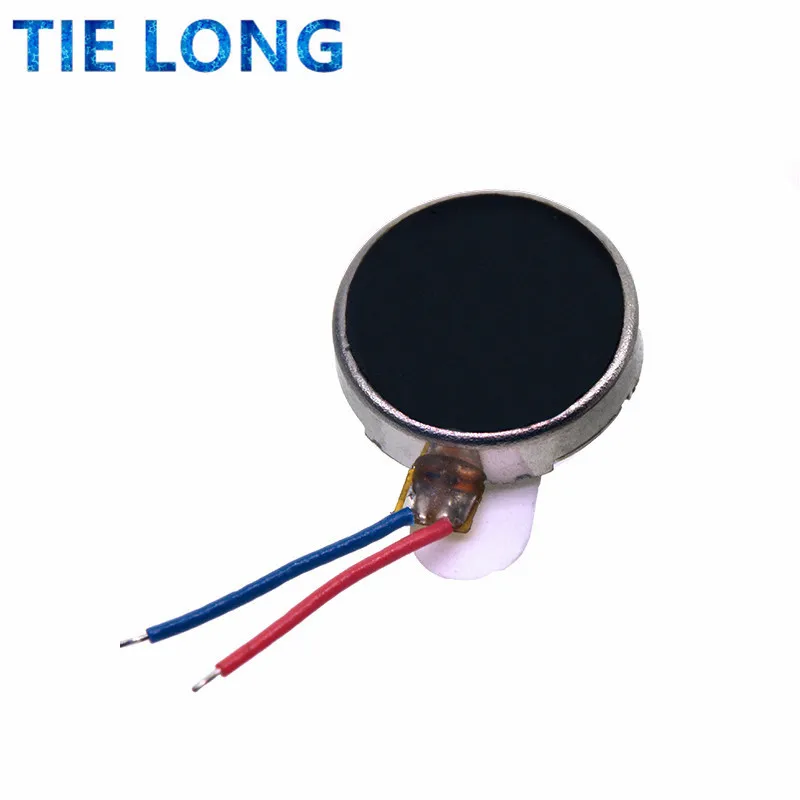 휴대폰 코인 플랫 진동 모터, 진동 모터, G08 1027, 10x DC 3V, 70mA, 12000 RPM