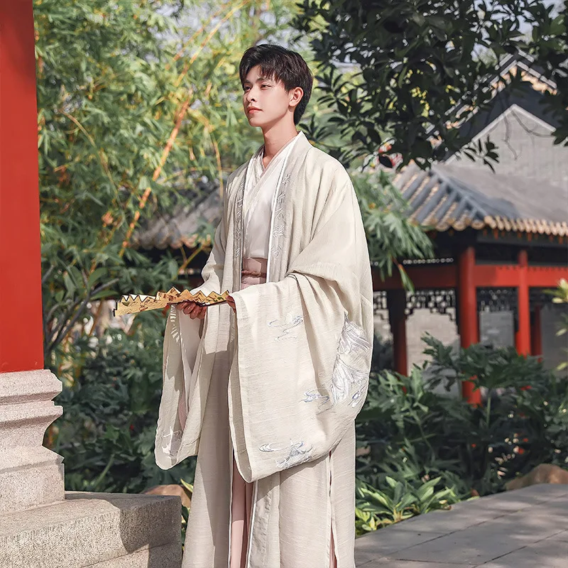 Traditional Chinese Clothing Hanfu Men Hanfu Festival Outfits Stage Costumes Ancient Chinese Style Wear Cosplay Costumes JL1738