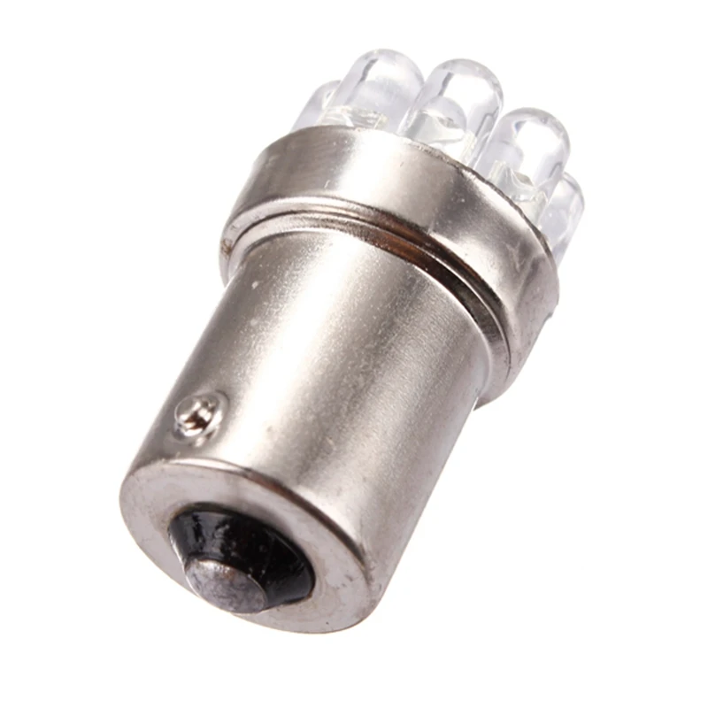 10ชิ้น/ล็อตAmberสีเหลืองDC12V BA15S 1156 9 LEDไฟท้ายอัตโนมัติไฟเลี้ยวหลอดไฟที่จอดรถหลอดไฟสนับสนุนdropshipping
