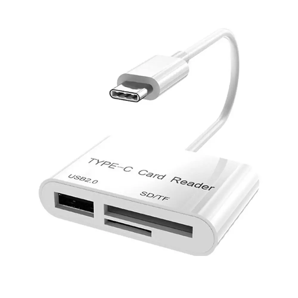 3 Trong 1 Loại C Sang USB/SD/TF Đầu Đọc Thẻ OTG Dành Cho Máy Macbook Pro