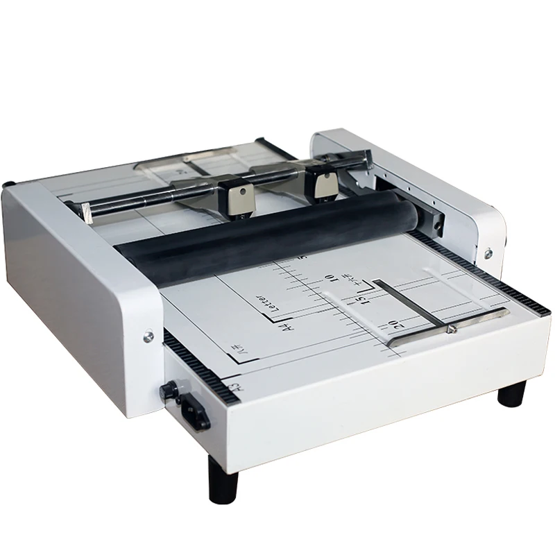

220V Manual Folding Machine A3 Format Flat Binding Saddle Stitching And Folding Three-In-one Folding Machine DC-200S