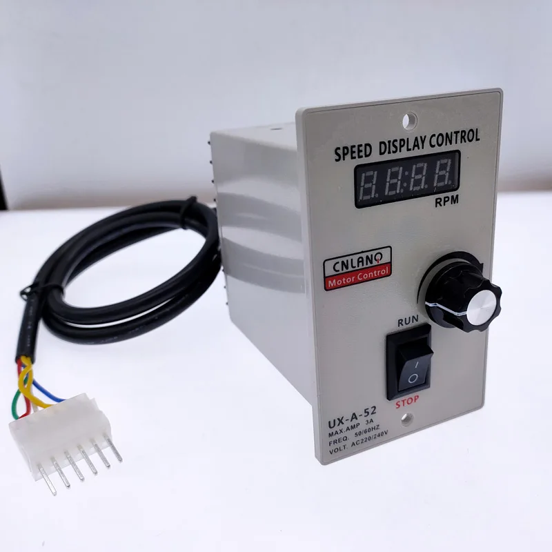 LED display speed controller 400W UX-A-52 AC 220V 50/60hz Regulator Control Forward & Backward Motor speed governor