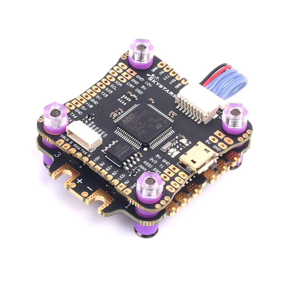 Skystars Stack F405 3-6S Flight Controller BLheli-32 KO45 45A ESC for RC Drone FPV Racing