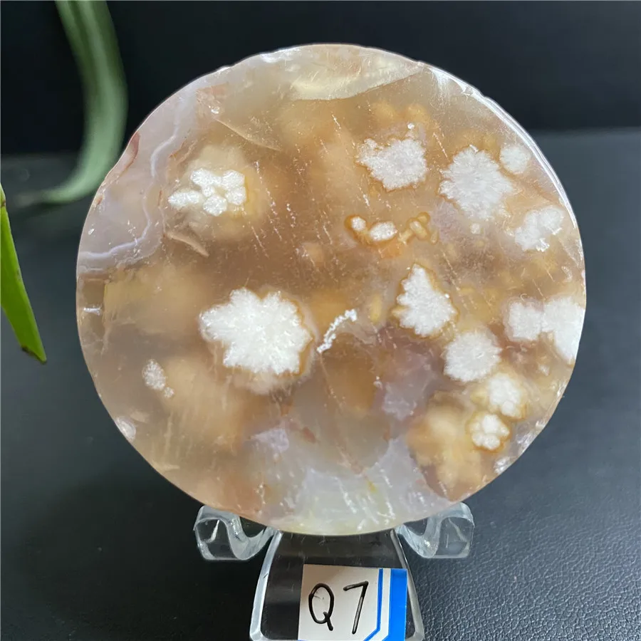 الطبيعية زهر الكرز العقيق العينات المعدنية كريستال شفاء مكتب الريكي ديكورات المنزل غرفة ديكور #6