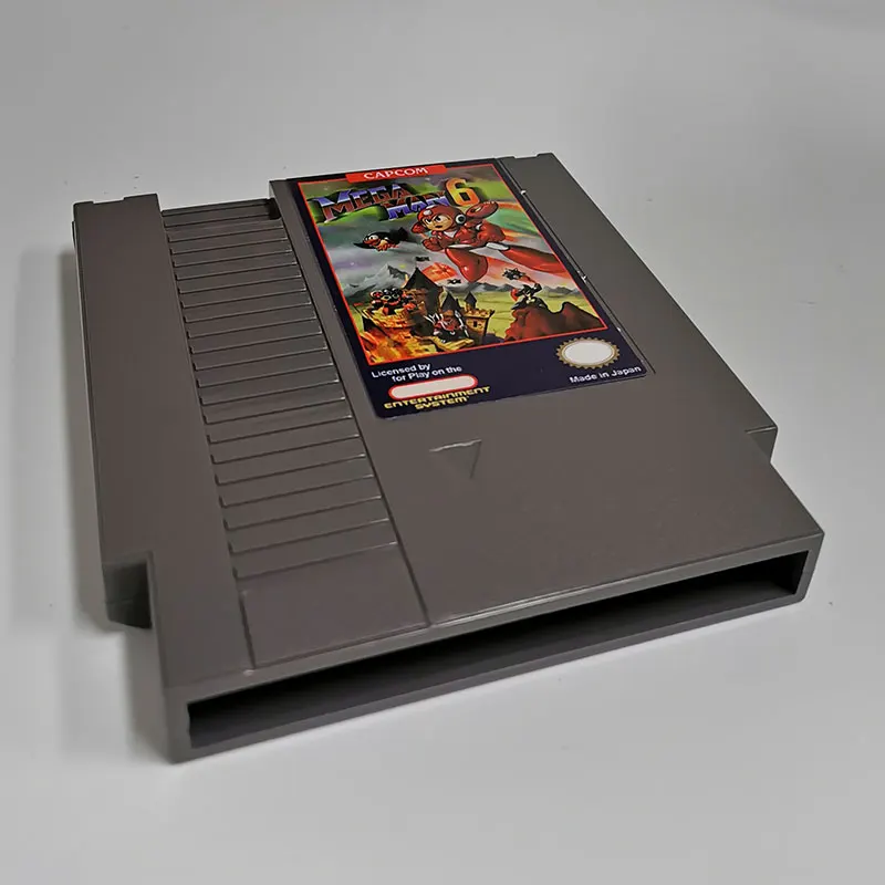 Cartucho de megaman6-Game para consola, Tarjeta Única de 72 pines, NTSC y PAL