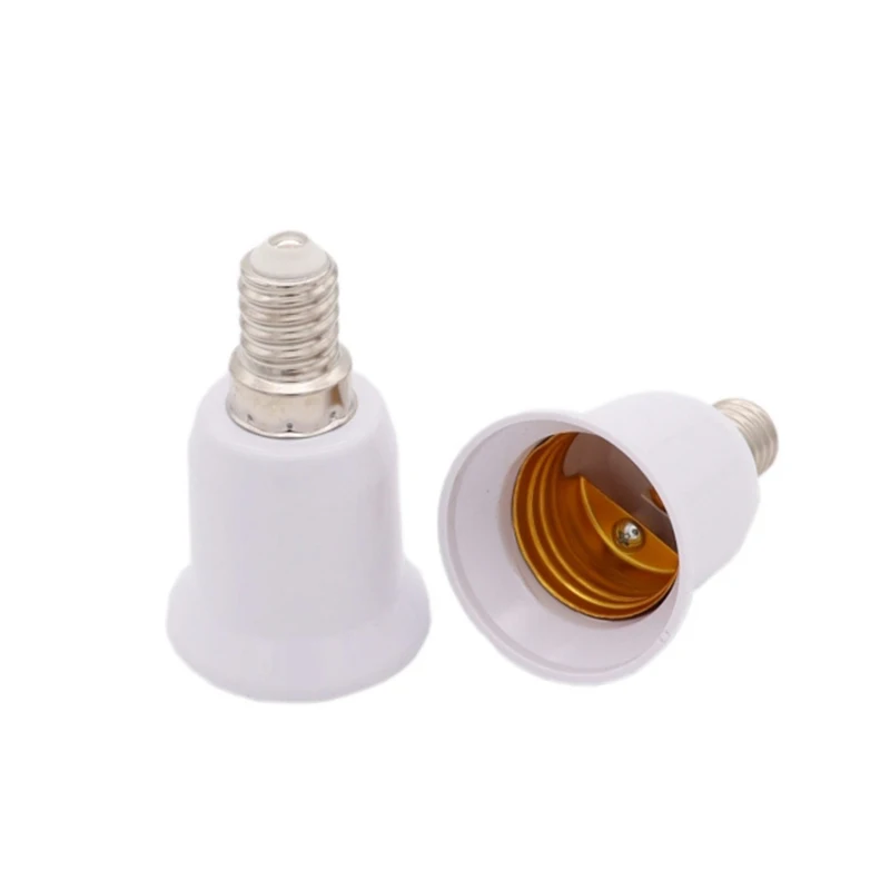 NEW Converters E14 to E27 Adapter Conversion Socket High Quality Material Socket Light Bulb Adapter Screw Base Bulb Lamp Holder