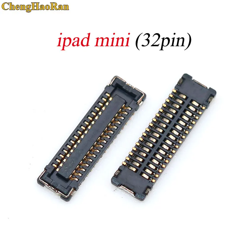 1pcs LCD Display screen FPC Connector Port Plug For ipad 2/3/4/5 Mini4 Mini 20pin 32pin on motherboard Mainboard replacement