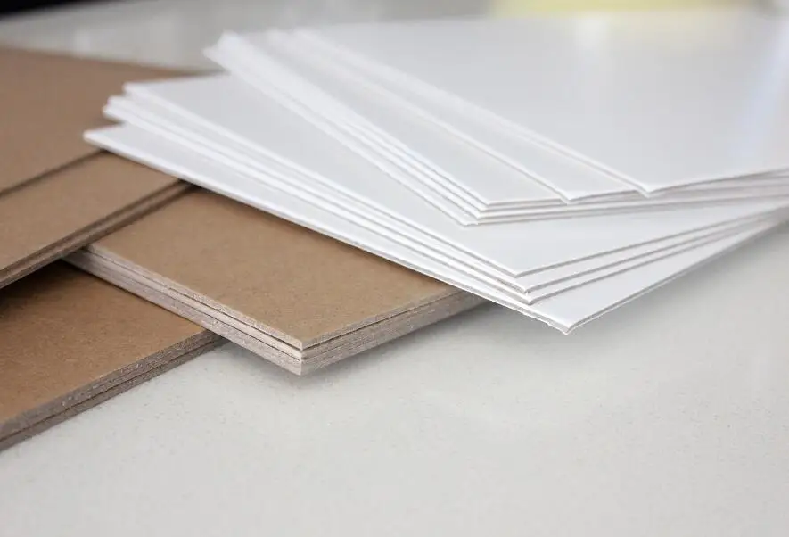 10 Sheets SIze A4 Paper Chipboard Thick 1mm Cardstock Card White Kraft Cardboard For Cardmaking Craft Scrapbooking