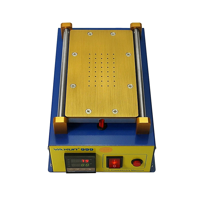 YAXUN 999 più nuovo separatore di vuoto incorporato della pompa di aria 110V/220V, macchina separata del touch screen LCD mobile, stazione di preriscaldamento