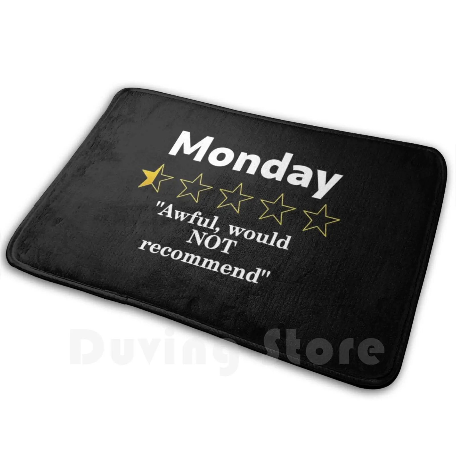 Monday Review , Half A Star , Awful Carpet Mat Rug Cushion Soft Non-Slip Monday Review Movie Half A Star Rating Awful