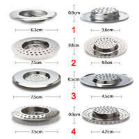 Sink Strainer Kitchen Sink Grid Filter Stainless Steel Drain Hole Filter Mesh Protection Against Clogging Kitchen Accessories