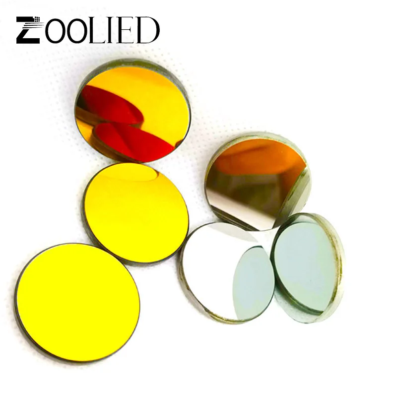 

3pcs/set Si/Mo Reflective Mirror Dia. 19.5/20 mm Gold-Plated Silicon for CO2 Laser Engraving Cutting Machine Free Shipping