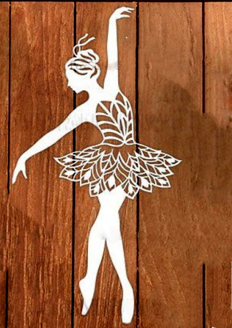 Custom Dancing Woman Shape Metal Cutting Die DIY for Scrapbooking Decoration Crafts