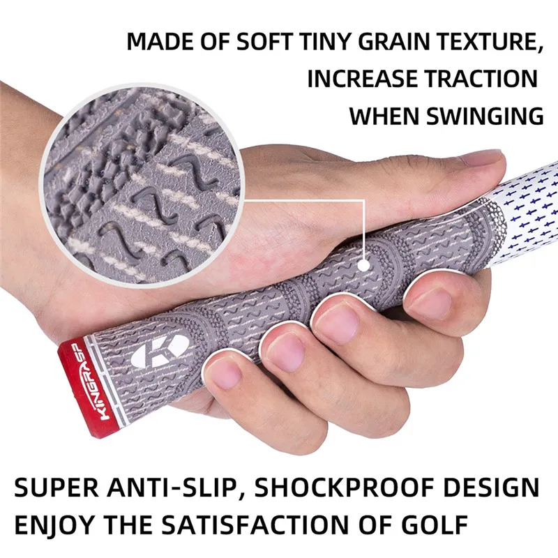 High Quality Golf Grips Anti-skid Shock-absorbing Rubber Golf Driver Grips Wear-resisting Golf Grips Grip Putter Grips