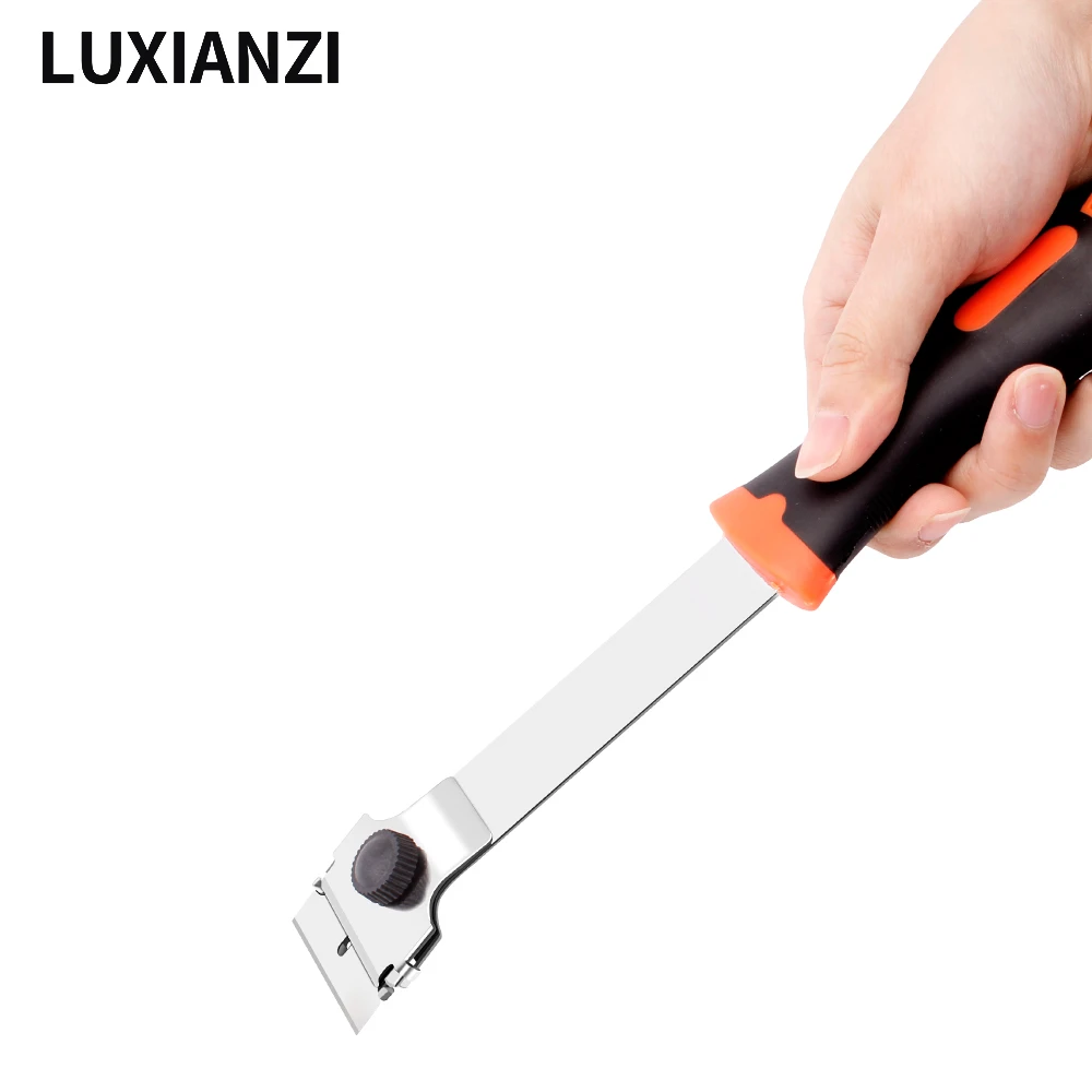 

LUXIANZI мобильный телефон Экран клея Удаление Нож УФ средство для удаления клея стекло автомобильная пленка наклейка пластиковая ручка для инструмента 20 штук лезвия