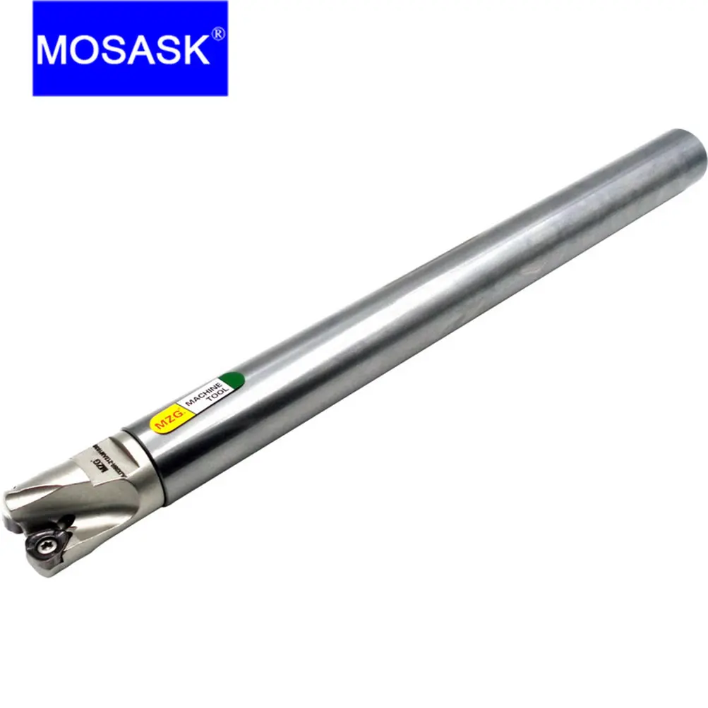 MOSASK MFL 10 12 MM M6 M8 M5 Tungsten Cemented Carbide Insert CNC Lathe Screwed End Mills Holder