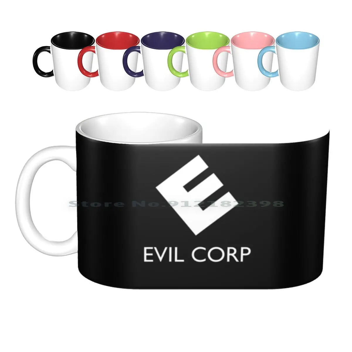 Evil Corp Ceramic Mugs Coffee Cups Milk Tea Mug Mr Robot Evil Corp Fsociety Society Hackers Anonymous Programmer Programming Pc