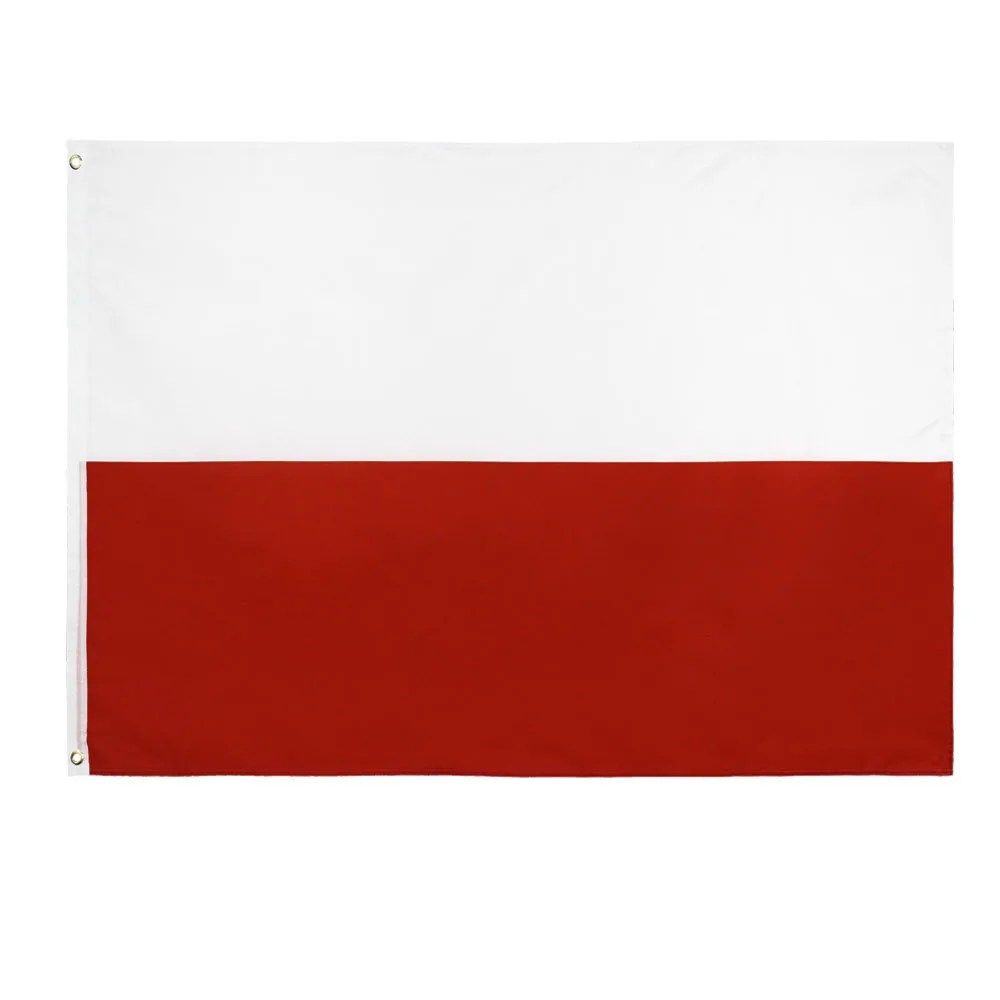 90 x 60cm White Red Poland flag home decoration indoor and outdoor in the European Union NN149