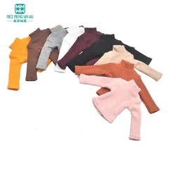 Clothes for doll fits Blyth Azone OB22 OB24 doll Fashion Multicolor turtleneck sweater