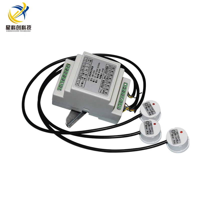 Controlador de nivel de líquido sin contacto, alarma automática de entrada y drenaje de nivel de agua, detección de Sensor de nivel de líquido Alto y Bajo