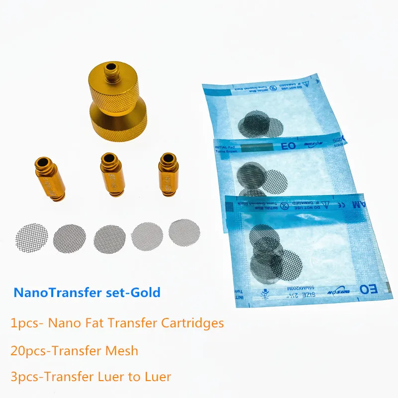 

Nano Fat Transfer Kit Nano Fat Filter Set Liposuction Tools Cosmetic Tools for Liposuction Surgery Instrument