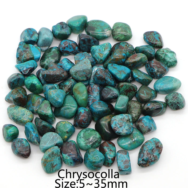 Natural Chrysocolla Quartz Crystals And Healing Stones Tumbled Bulk Mineral Specime Gemstones Home Aquarium Decoration