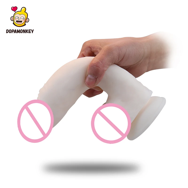 Super Soft Dildo with Suction Cup Female Masturbation toys Penis Skin Feeling Realistic Cock Soft Material for Oral Sex Female