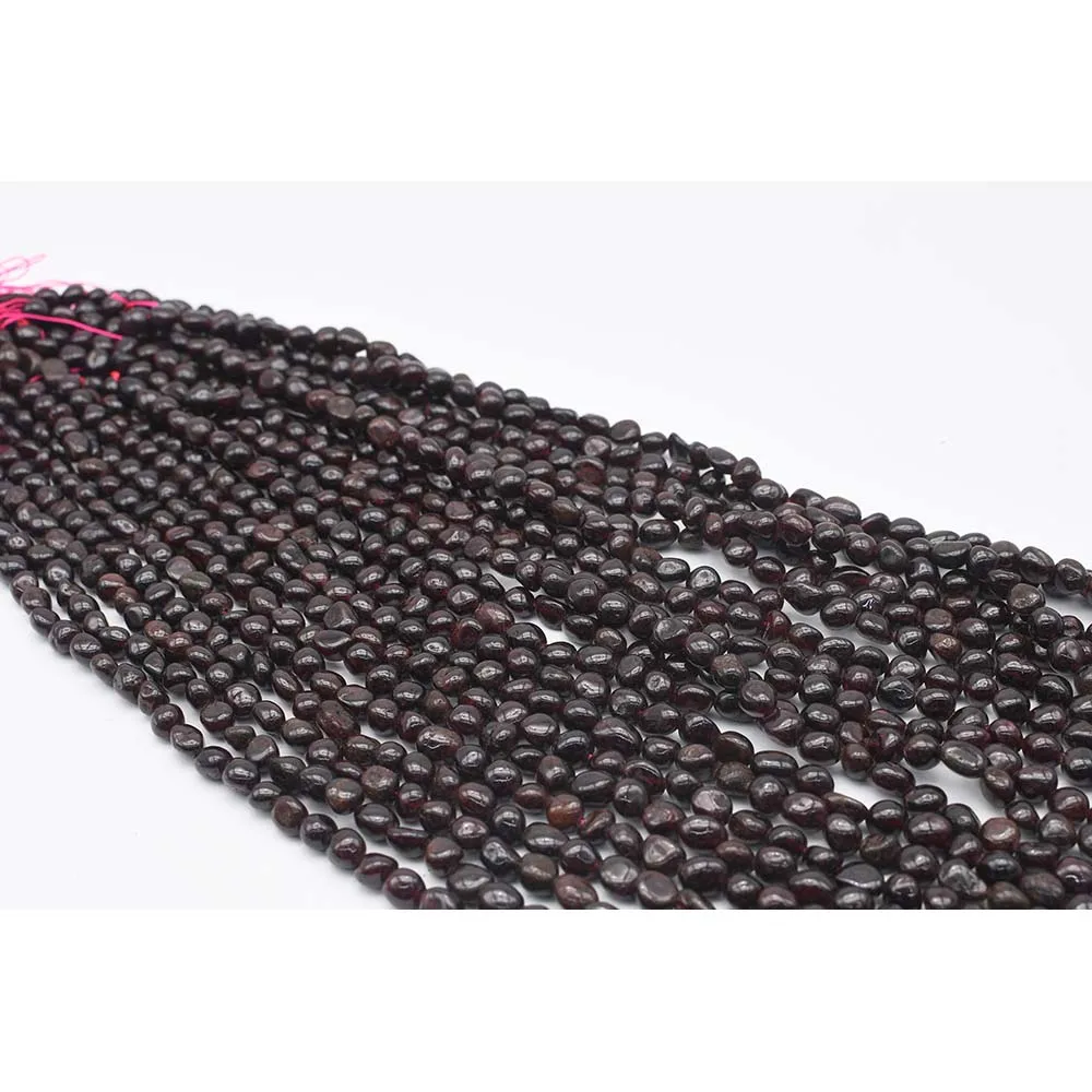 

12x14mm AA Natural Smooth Garnet irregular Oval Stone Beads For DIY necklace bracelet jewelry make 15 "free delivery