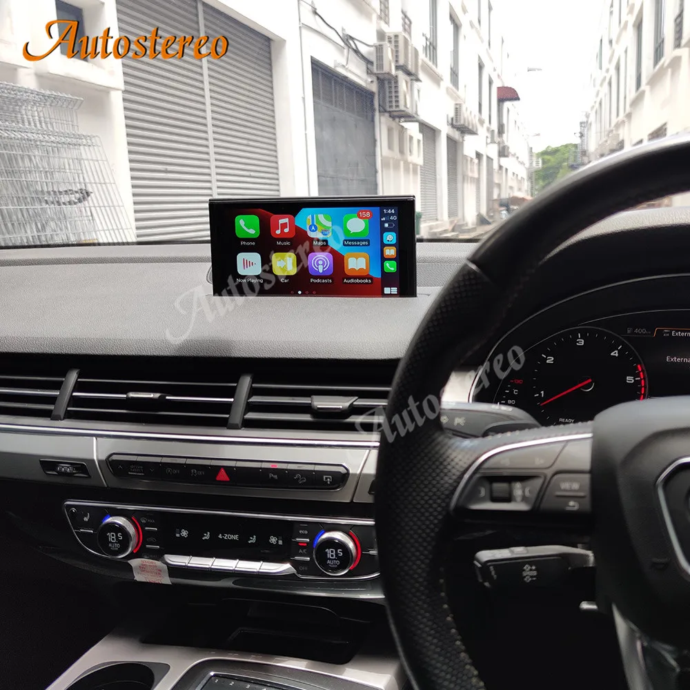 Auto Stereo Foldable For Audi Q7 2016-2019 Android 13 Carplay Car GPS Navigation Multimedia Player Head Unit Radio Tape Recorder