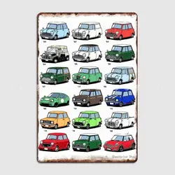 Mini Time Line Poster Metal Plaque Customize Cinema Garage Club Bar Plaques Tin Sign Posters