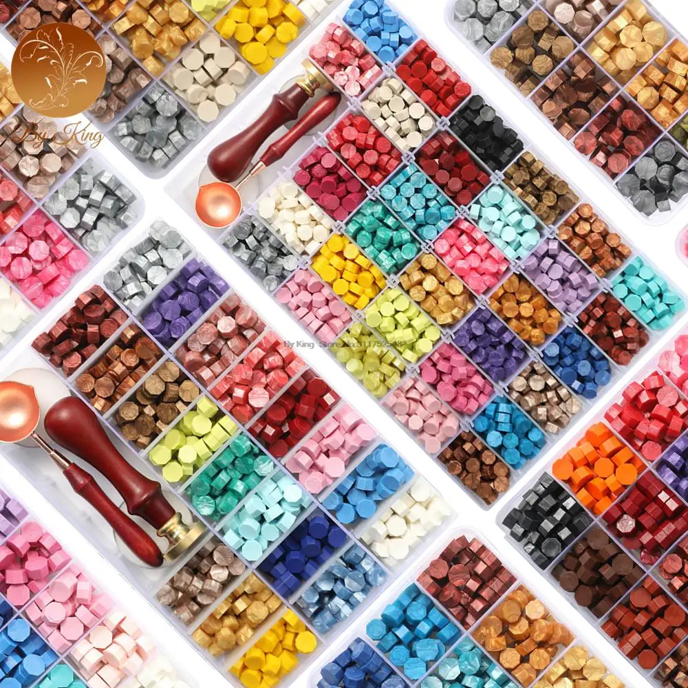 

26 Choices Sealing Wax Set Stamp Making Tools Kit Sealing Wax Box Set Seal Beans DIY Envelope Party Invitation Letter Card Tools