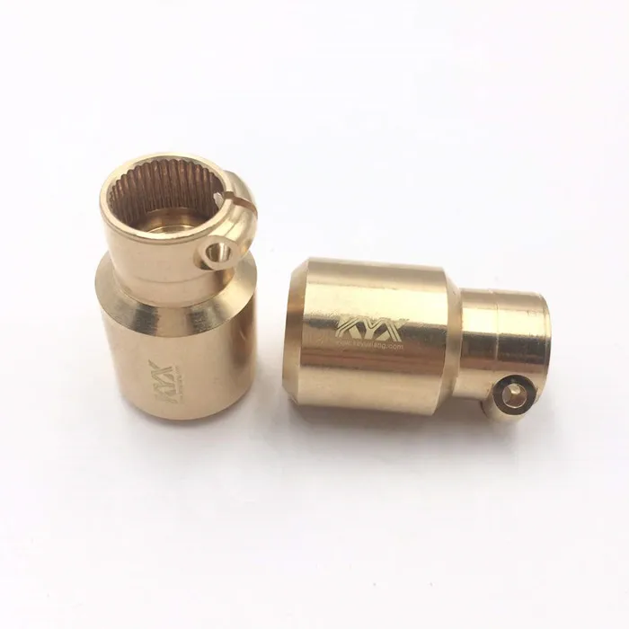 

CNC machining copper material rear axle tail cups for Axial scx10 II 90046