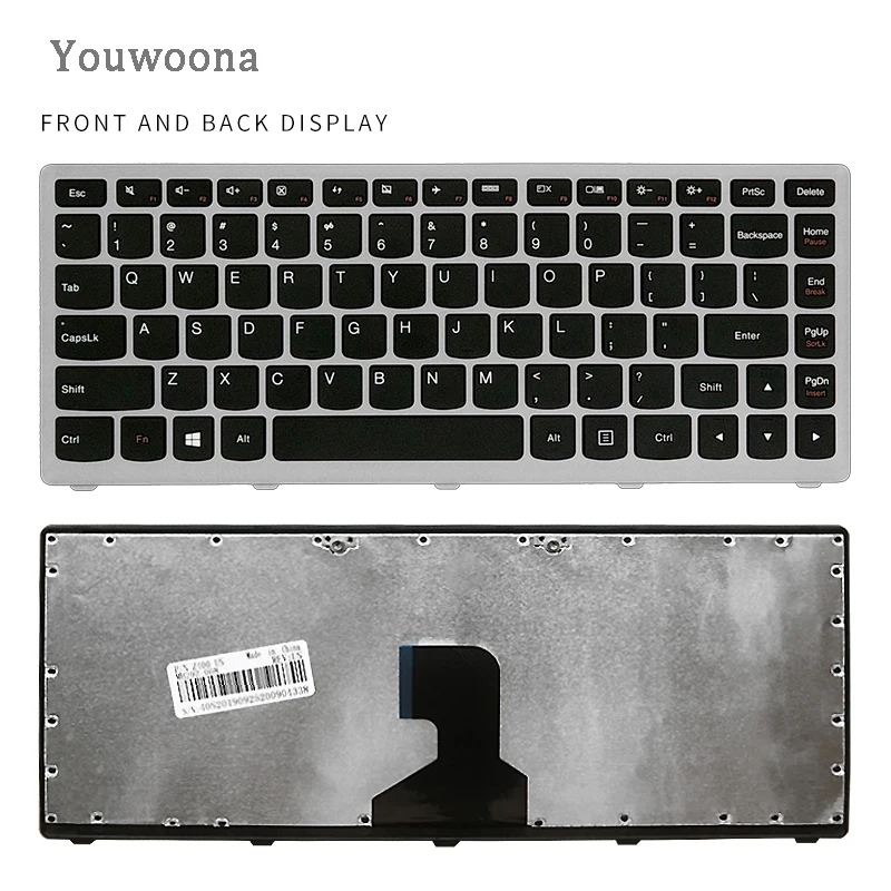

New Laptop Keyboard For Lenovo Z400 Z400A P400 Z400T Z400P Z500 Z500A Z500G P500