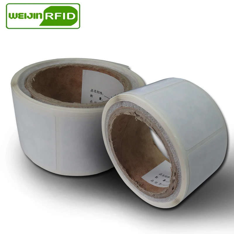 UHF RFID tag EPC 6C sticker Impinj H47 printable copper label 915m868mhz  100pcs free shipping adhesive passive RFID label