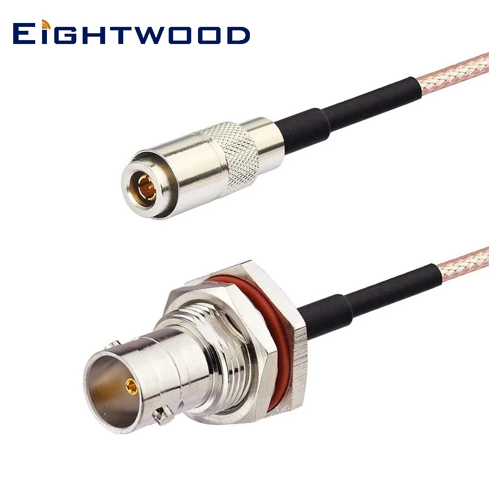 Eightwood-Cable SDI DIN 1,0/2,3 macho a BNC hembra para coche, 30cm para enrutador de transmisión HD 3G, sincronizador de marco, convertidor SDI a HDMI