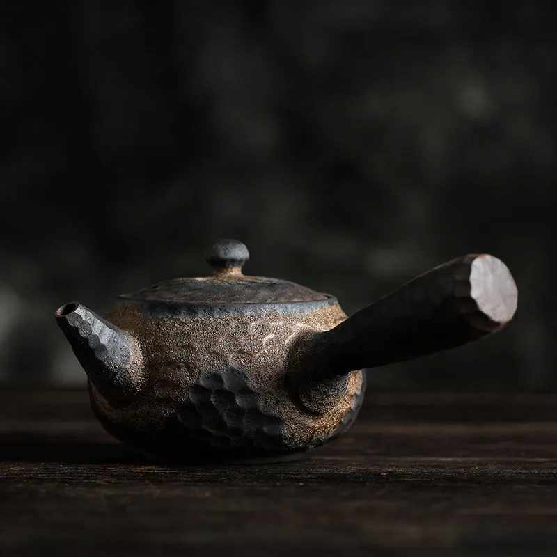 LUWU japonês cerâmica Kyusu bules, chá chinês pote, copos, 200ml