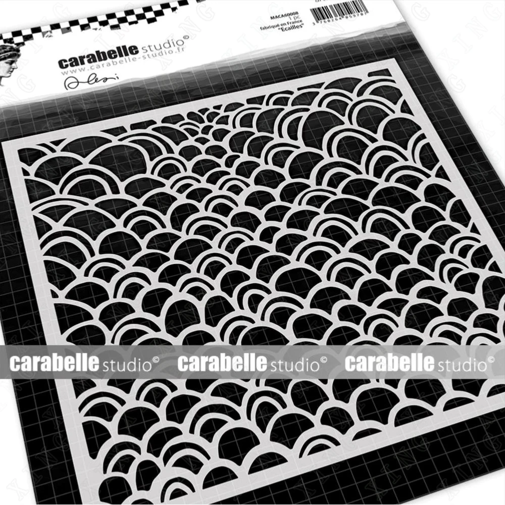 New Scales Square Mask Layering Stencils Diy Crafts Template Scrapbooking Painting Coloring Decoration Kids Fun Diy Drawing Mold