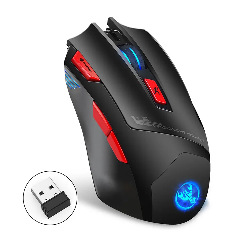 Brand New 2.4G Wireless Mouse Backlit Charging Computer Mouse 7-key Macro Programming Gaming Mouse 4800dpi Fast Move Mouse