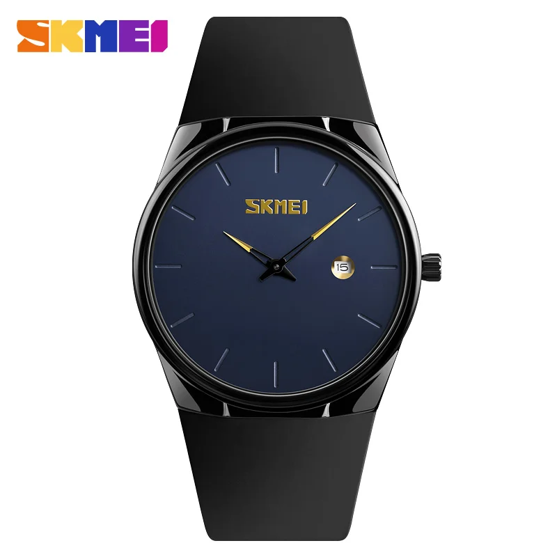 

SKMEI Quartz Watch Men Lady Mens Wristwatches For Women Waterproof PU Small Dial Watches Male Clock reloj hombre 1509