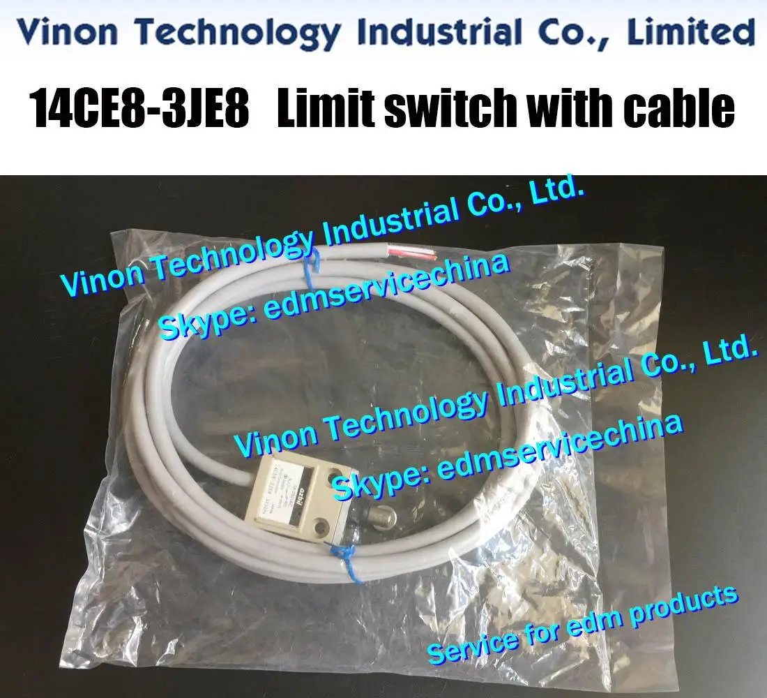 

14CE83JE8 edm Limit switch with cable (Made in Japan) 3A-250VAC for Makino U series Wire EDM Machines 14CE8-3JE8 micro switch