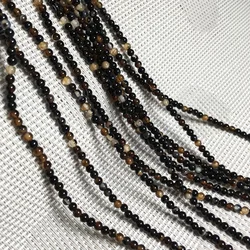 Natural stone Beads Round shape agates loose Spacer Exquisite beaded For jewelry making DIY bracelet necklace accessories