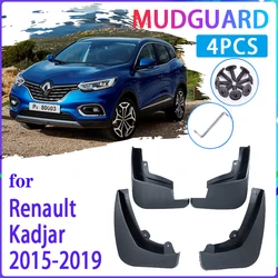 4 PCS Car Mud Flaps for Renault kadjar 2015 2016 2017 2018 2019 Mudguard Splash Guards Fender Mudflaps Auto Accessories