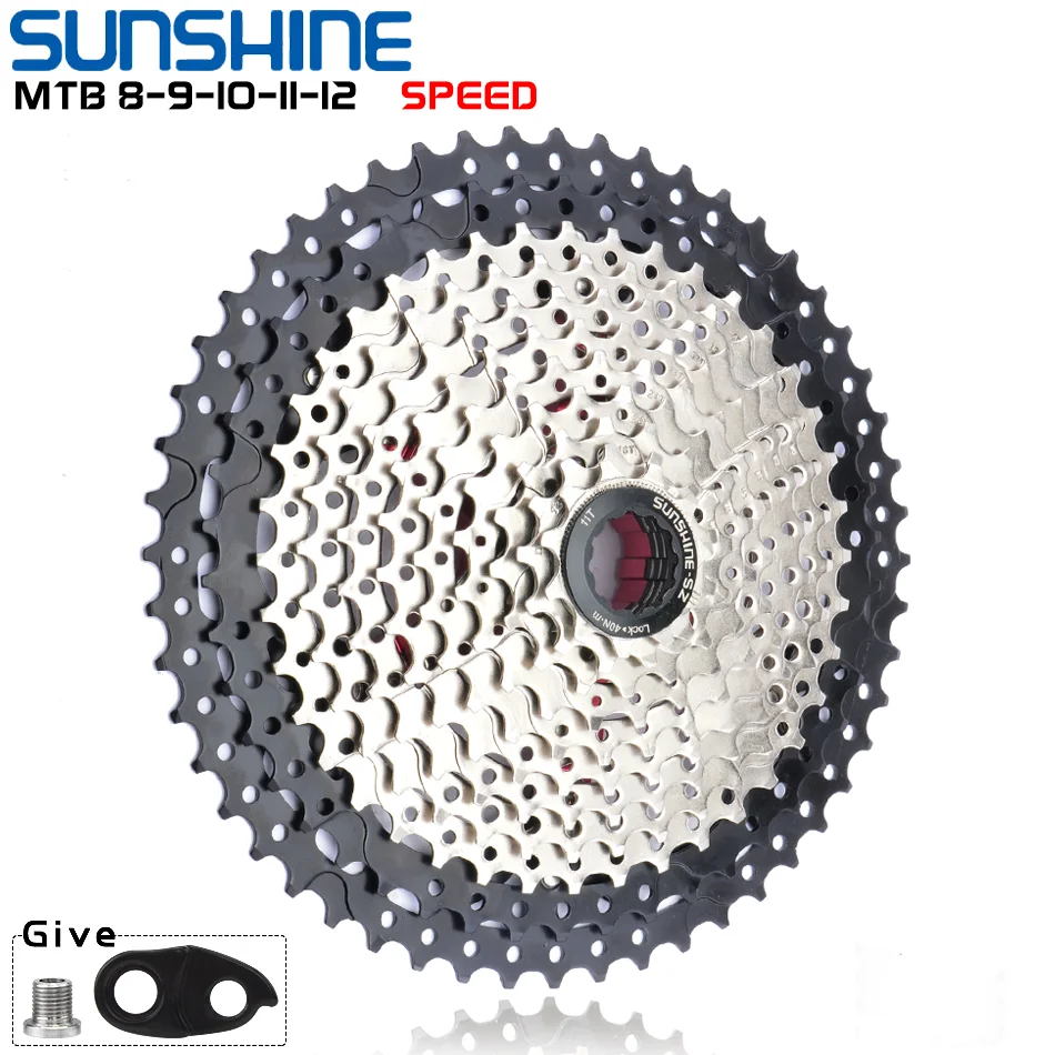 

Бесплатная доставка SUNSHINE 8S 9S 10s 11S 30s скорость 36/42/46/50t свободное колесо широкое соотношение колесо горный велосипед маховик SRAMSHIMANO