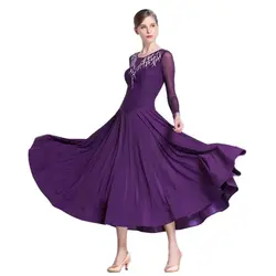 M-18228 Women ballroom dance training dress women sexy salsa arabic dance dress standard dress for ballroom dancing for children