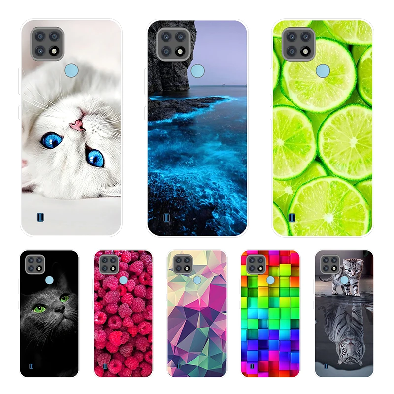 For OPPO Realme C21 Case Realme C21 Silicone Soft TPU back Cover For OPPO Realme C21 Phone Case For RealmeC21 C 21 Funda Cartoon