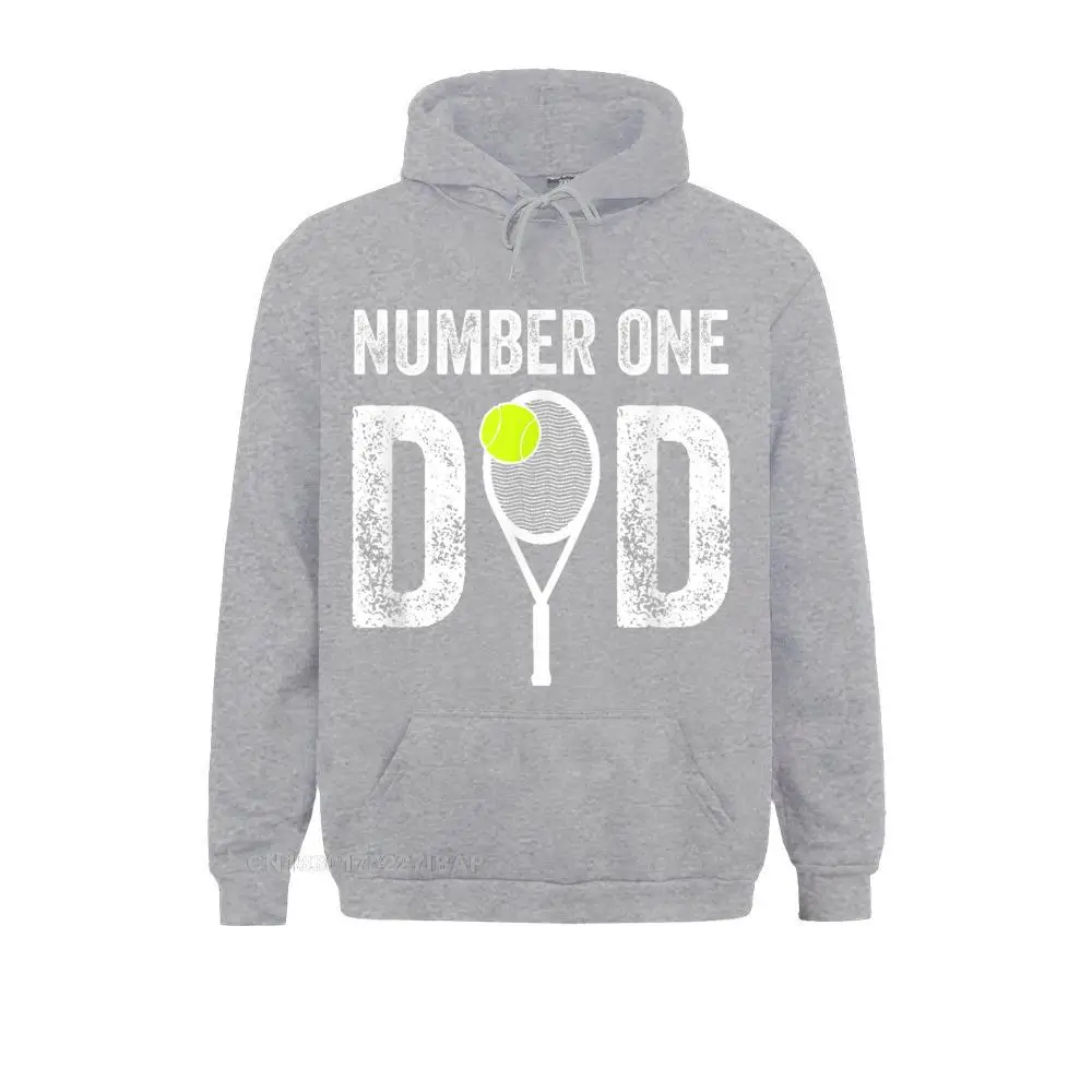 Mens Number One Daddy Funny From Son Daughter Tennis Dad Hoodie Fashionable Student Hoodies Normcore Clothes Discount Sweatshirt